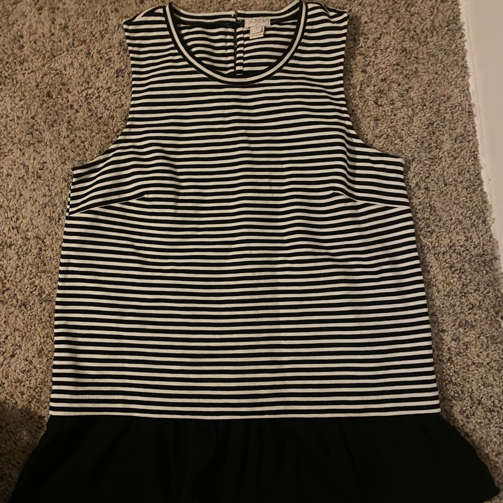 JCREW Striped Tank